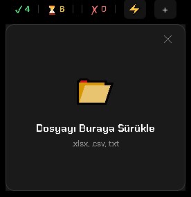Dosya Sürükleme Ekranı