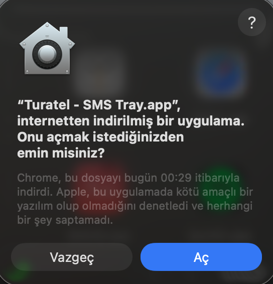 macOS Güvenlik Onayı
