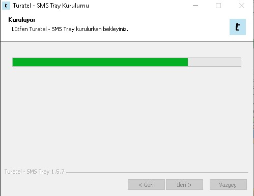 Kurulum İlerleme Ekranı
